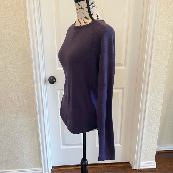 NWT Sweet Romeo Women’s Purple Raglan Sweater - S 💜 - Picture 3 of 10